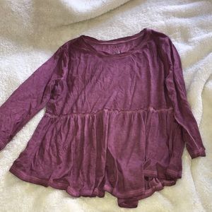 Arizona half sleeve peplum top